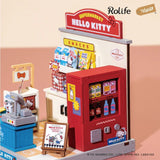 [DA001: Hello Kitty's Supermarket (Japanese Instruction Manual)] Rolife ROBOTIME tukurundesu DIY Miniature House [m-s]