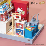 [DA001: Hello Kitty's Supermarket (Japanese Instruction Manual)] Rolife ROBOTIME tukurundesu DIY Miniature House [m-s]