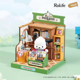 [DA003: Pochacco's Bookstore (Japanese Instruction Manual)] Rolife ROBOTIME tukurundesu DIY Miniature House [m-s]