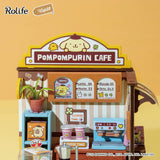 [DA004: Pompompurin's Cafe (Japanese Instruction Manual)] Rolife ROBOTIME tukurundesu DIY Miniature House [m-s]