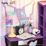 [DWL03: Kuromi's Bedroom (Japanese Instruction Manual)] Rolife ROBOTIME tukurundesu DIY Miniature House [m-s]