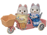 Nakayoshi Cycling Set Husky Brothers [DF-15] Sylvanian Families