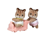 Walnut squirrel twins [Li-46] Sylvanian Families