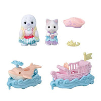 Amusement park vehicle set Boat and dolphin [Ko-80] Sylvanian Families