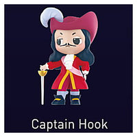 POPMART DISNEY Villains Series [10.Captain Hook]