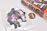 Rubber Mascot Buddy Colle Akudama Drive [1.Courier & Ordinary Person & Black Cat]