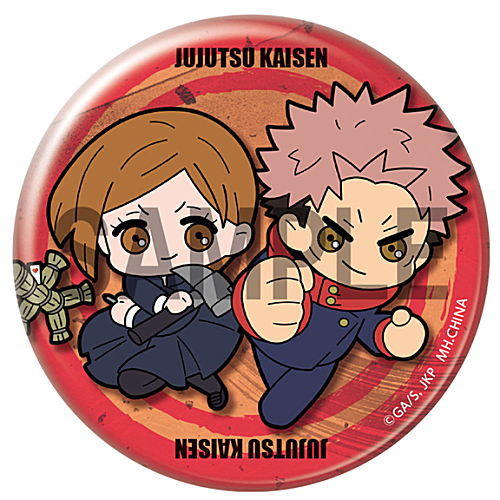 Can Badge Jujutsu Kaisen Buddy Colle Edition [3.Yuji Itadori & Nobara Kugisaki]