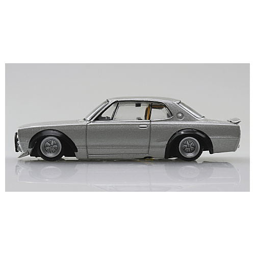 1/64 Diecast Mini Car Grachan Collection Part.13 [1.Hakosuka 2 Dr 1971 (GC10) 1:Silver]