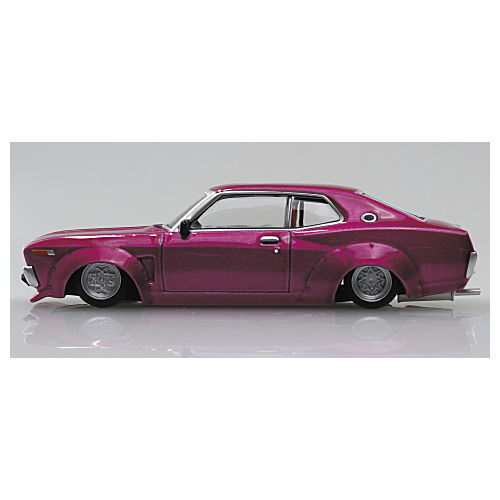 1/64 Diecast Mini Car Grachan Collection Part.13 [6.130 Laurel 1973 (C130) 2:Purple]
