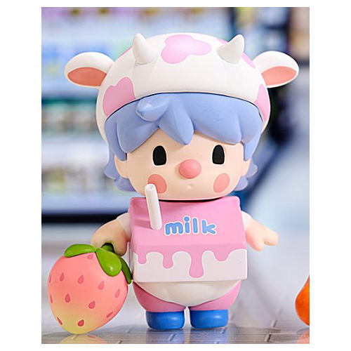 POPMART Sweet Bean Supermarket series [4.Strawberry Milk]