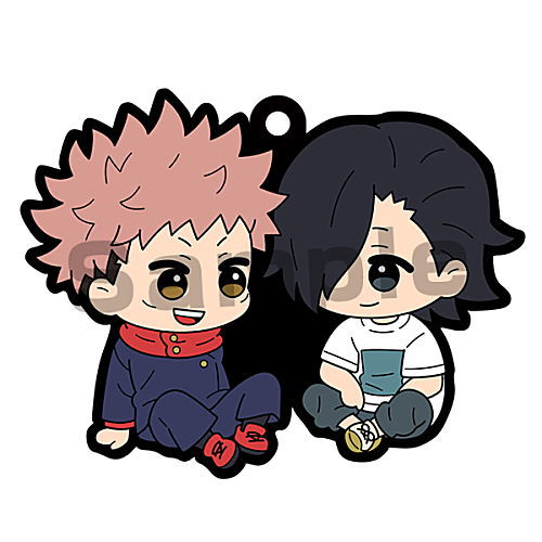 Rubber Mascot Buddy Colle Jujutsu Kaisen Part.2 [4.Yuji Itadori & Junpei Yoshino]