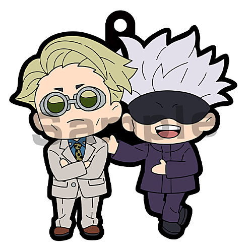 Rubber Mascot Buddy Colle Jujutsu Kaisen Part.2 [5.Satoru Gojo & Kento Nanami]