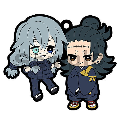 Rubber Mascot Buddy Colle Jujutsu Kaisen Part.2 [6.Suguru Geto & Mahito]