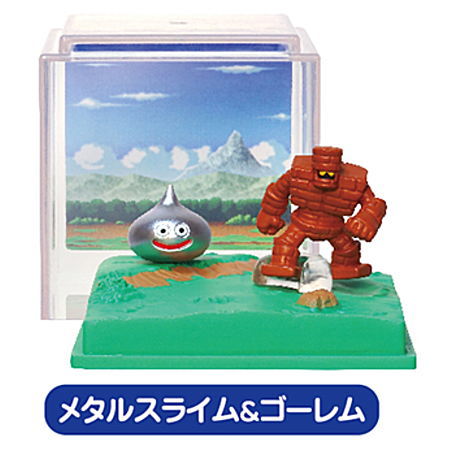 Dragon Quest Mini Mini Diorama Collection Monster Park Part.2 [3.Metal slime & golem]