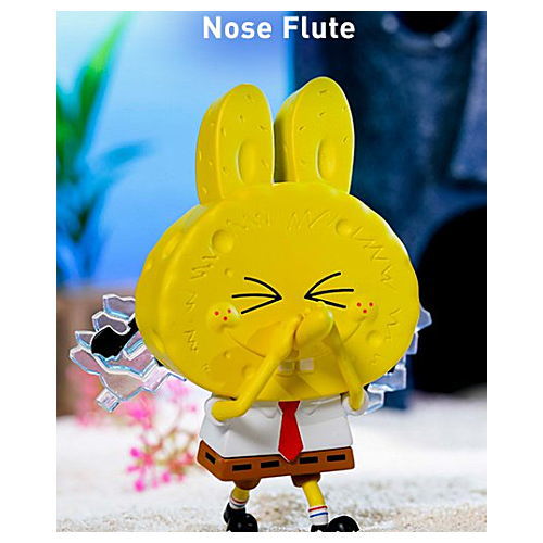 POPMART LABUBU The Monsters x SpongeBob Series [3.Nose Flute]