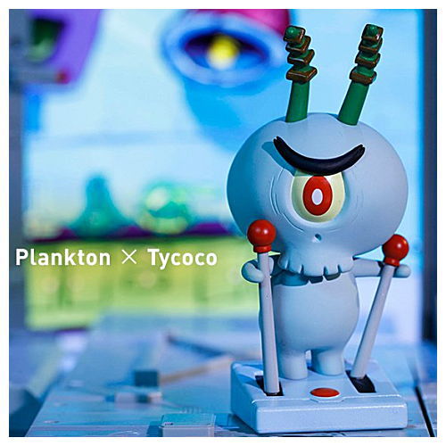 POPMART LABUBU The Monsters x SpongeBob Series [11.Plankton x Tycoco]