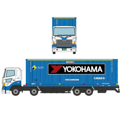 The Truck Collection Vol.13 [1.Sapporo Express (Yokohama Tire) Hino Profia Container Car]