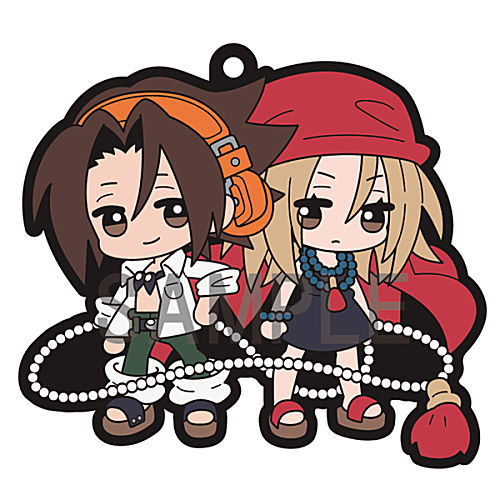 Rubber Mascot Buddy Colle SHAMAN KING [2.Yoh & Anna]