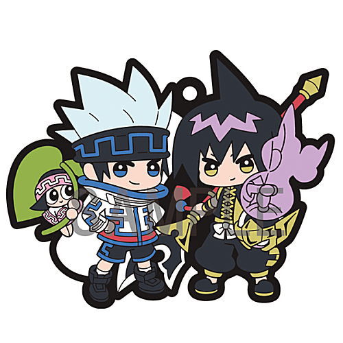 Rubber Mascot Buddy Colle SHAMAN KING [4.Horohoro & Tao Ren ]