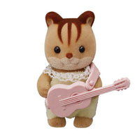 Sylvanian Families BB-06 Baby Collection Baby Camp Series [3.Walnut squirrel baby and guitar]