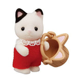 Sylvanian Families BB-06 Baby Collection Baby Camp Series [5.Charcoal cat baby and bucket]