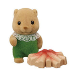 Sylvanian Families BB-06 Baby Collection Baby Camp Series [8.Beaver baby and bonfire]