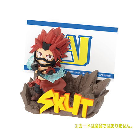 My Hero Academia series DesQ DESKTOP HEROES 2nd MISSION [3.Eijiro Kirishima (card stand)]