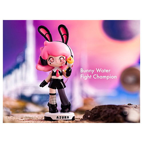 POPMART AZURA Animal Fighting Match Series [6.Bunny Water Fight Champion]