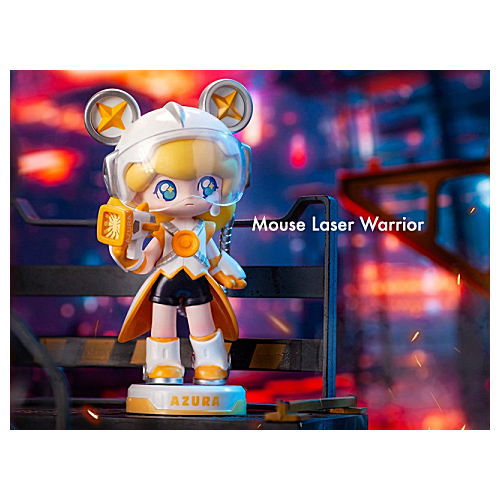 POPMART AZURA Animal Fighting Match Series [9.Mouse Laser Warrior]