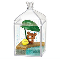 Rilakkuma Terrarium Chairoikoguma Friends [4.Rainy day]