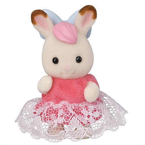 Sylvanian Families BB-08 Baby Collection Baby Fashionable Hair Series [1.Chocolate Rabbit Baby (Clem)]