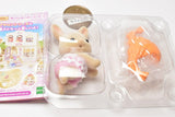 Sylvanian Families BB-08 Baby Collection Baby Fashionable Hair Series [4.Baby Milk Rabbit (Heather)]