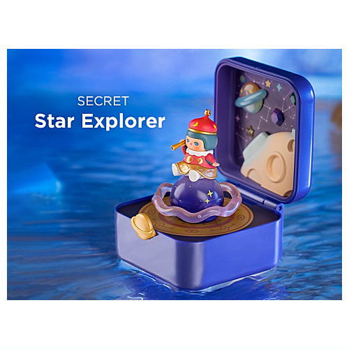 POPMART PUCKY Strange Planets Series Scene Set [9.Secret: Star Explorer]