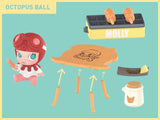 POPMART MOLLY Cooking Series [2.Octopus Ball]