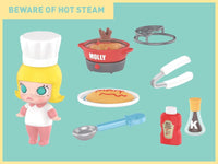 POPMART MOLLY Cooking Series [4.Beware of Hot Steam]