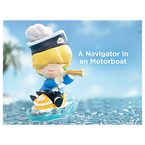 POPMART DIMOO Time Roaming Series [8.A Navigator in an Motorboat]