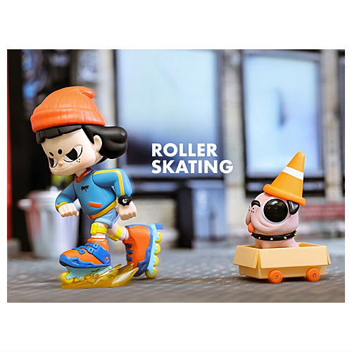 POPMART VITA extreme sports series [11.ROLLER SKATING]