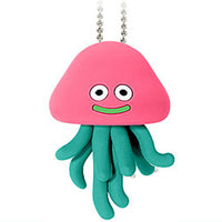 Dragon Quest 3D Silicon Monster Keychain [5.Cureslime]