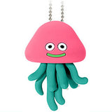 Dragon Quest 3D Silicon Monster Keychain [5.Cureslime]