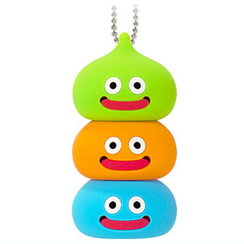 Dragon Quest 3D Silicon Monster Keychain [6.Slime stack]
