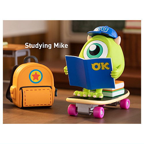 POPMART Disney/Pixar Monsters University Oozma Kappa Fraternity series [1.Studying Mike]