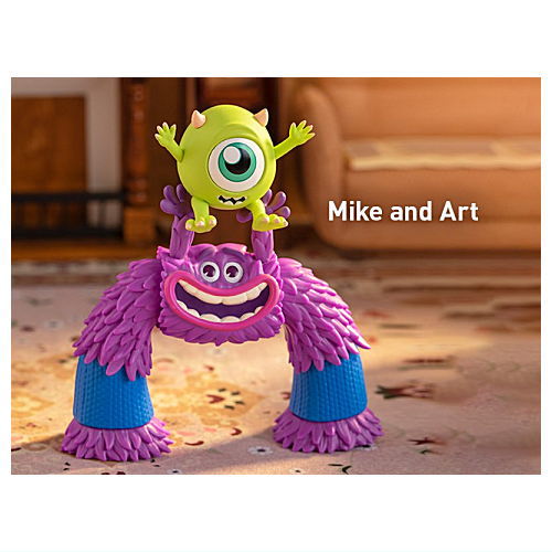 POPMART Disney/Pixar Monsters University Oozma Kappa Fraternity series [2.Mike and Art]