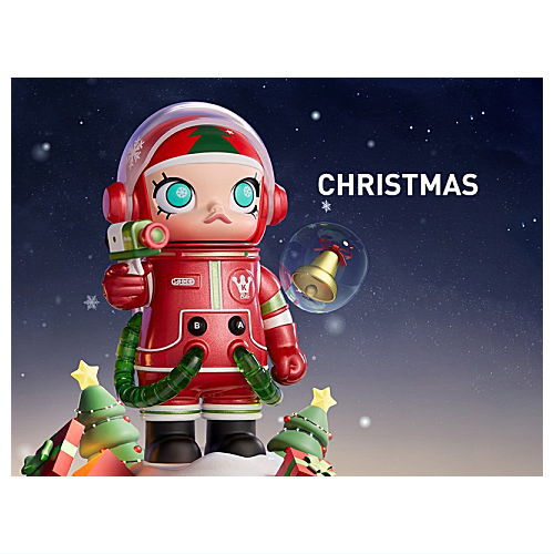 POPMART MEGA Collection 100% SPACE MOLLY Series 1 [3.CHRISTMAS]