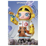 POPMART MEGA Collection 100% SPACE MOLLY Series 1 [6.SPONGEBOB]