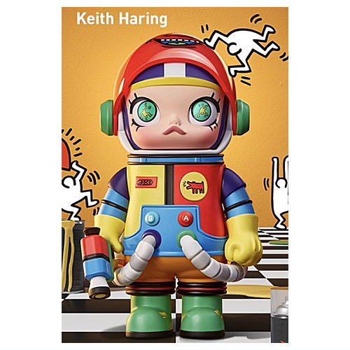 POPMART MEGA Collection 100% SPACE MOLLY Series 1 [8.Keith Haring]