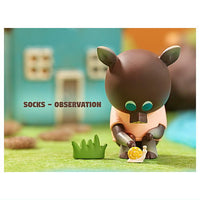 POPMART Green Cow Garden When One Was Little series [7.SOCKS (OBSERVATION)]