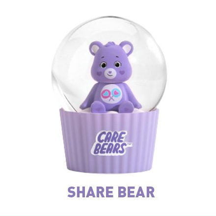 POPMART Care Bears Series MINI Crystal Ball [2.SHARE BEAR]