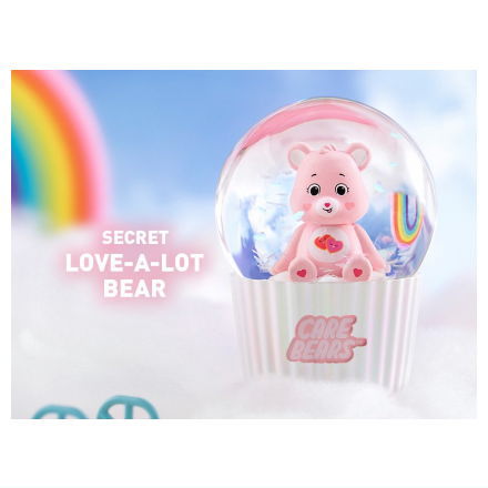 POPMART Care Bears Series MINI Crystal Ball [7.Secret: LOVE-A-LOT BEAR]