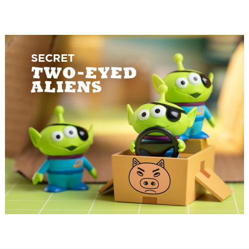 POPMART Disney/Pixar Sunnyside Adventures Series [13.Secret: TWO-EYED ALIENS]