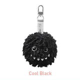 POPMART INSTINCTOY FLUFFY Plush Pendant 2 Series [6.Cool Black]